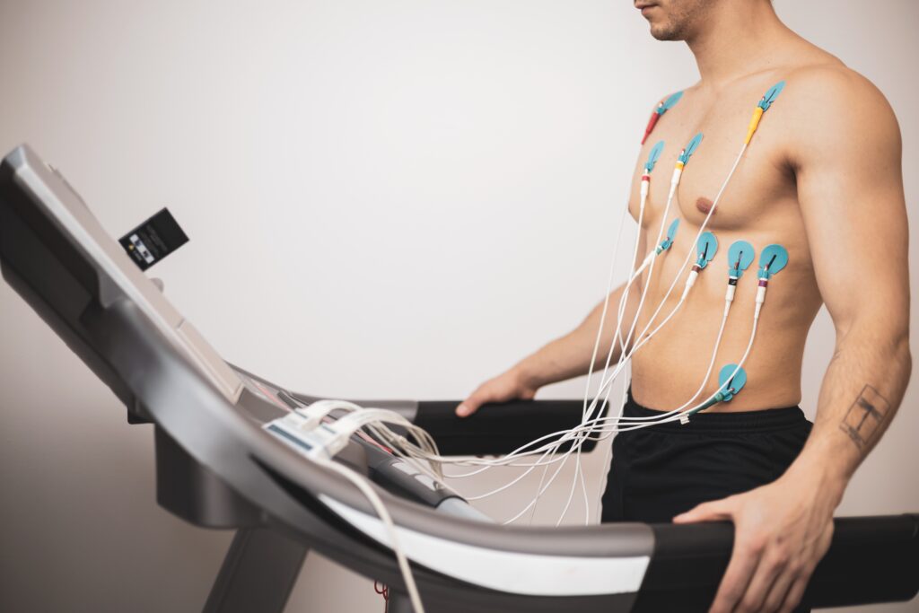 A,Young,Athlete,Undergoes,A,Stress,Test,On,A,Treadmill.it